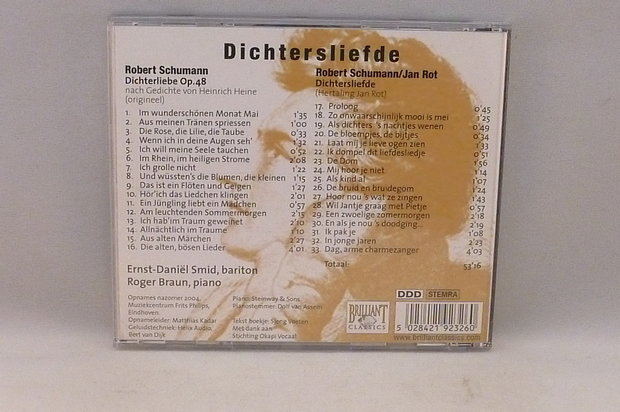 Robert Schumann / Jan Rot - Dichtersliefde