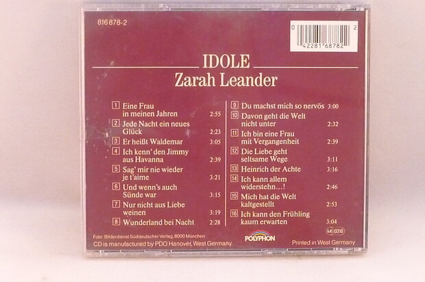 Zarah Leander - Idole