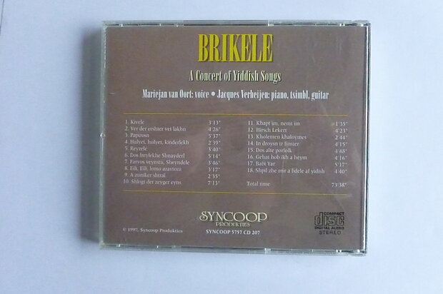 Brikele - A Concert of Yiddish Songs