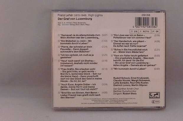 Franz Lehar - Der Graf von Luxemburg