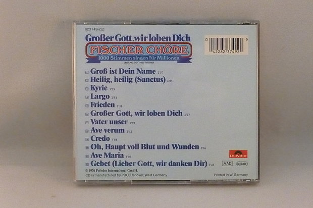 Fischer Chöre - Grosser Gott, wir loben Dich