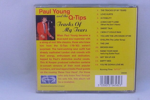 Paul Young and the Q Tips - Tracks of my tear