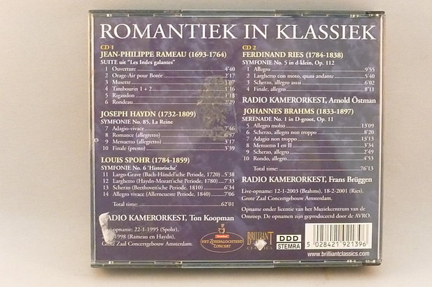 Romantiek in Klassiek - Ton Koopman / Frans Brüggen (2 CD)