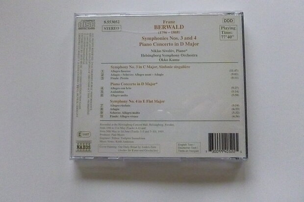 Berwald - Symphonies / Okko Kamu
