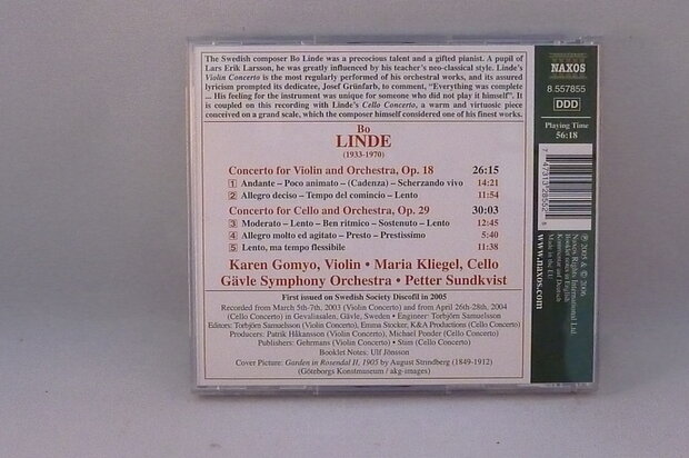 Bo Linde - Violin Concerto / Karen Gomyo