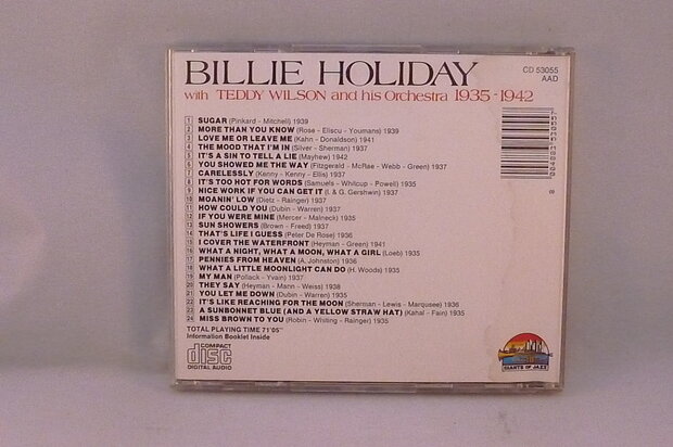 Billie Holiday with Teddy Wilson