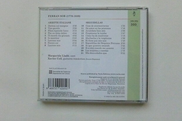 Ferran Sor - Margarida Llado / Xavier Coll