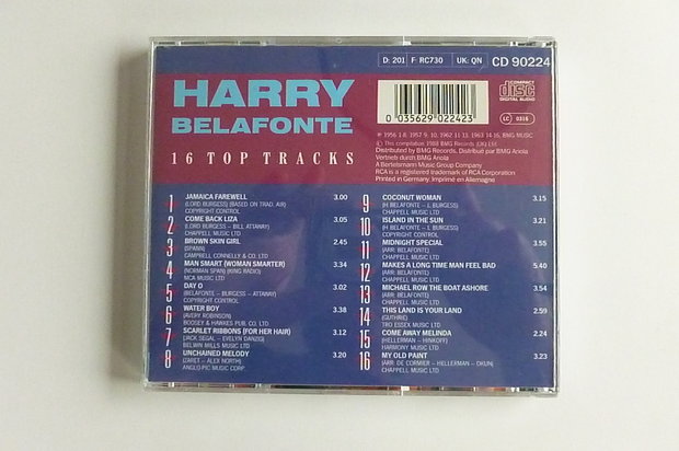 Harry Belafonte - 16 Top Tracks