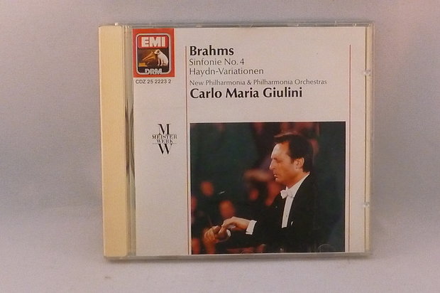 Brahms - Sinfonie no. 4 / Carlo Maria Giulini