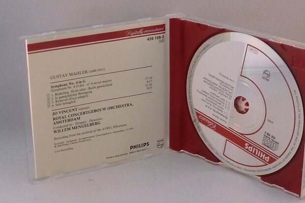 Willem Mengelberg - Mahler symphony no. 4 / jo vincent
