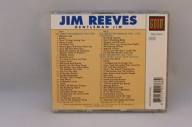 Jim Reeves - Gentleman Jim (2 CD)