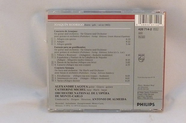 Alexandre Lagoya - Rodrigo / Concertto de Aranjuez