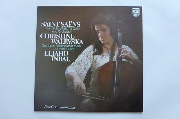 Saint-Saëns - Christine Walevska / Eliahu Inbal (LP)