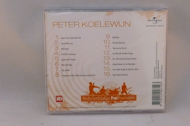 Peter Koelewijn - Nederlandse popklassiekers (nieuw)