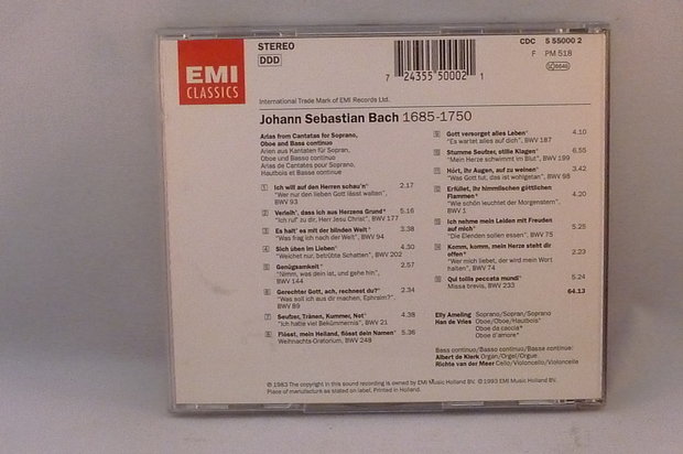 Elly Ameling / Han de Vries - Johann Sebastian Bach