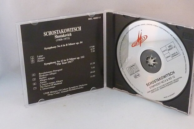 Schostakowitsch - Symphony 6 & 12 / Rozhdestvensky