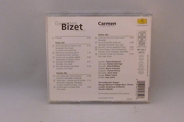 Bizet - Carmen highlights / Abbado