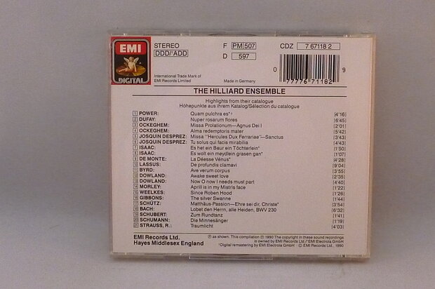 The Hilliard Ensemble - Highlights