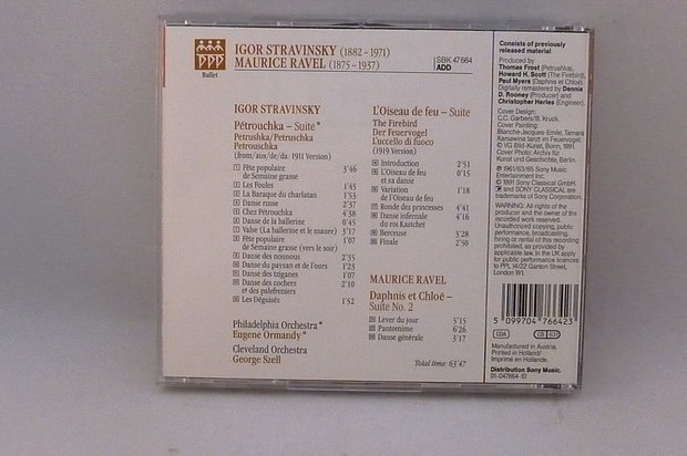 Stravinsky - Petrouchka, The firebird / George Szell