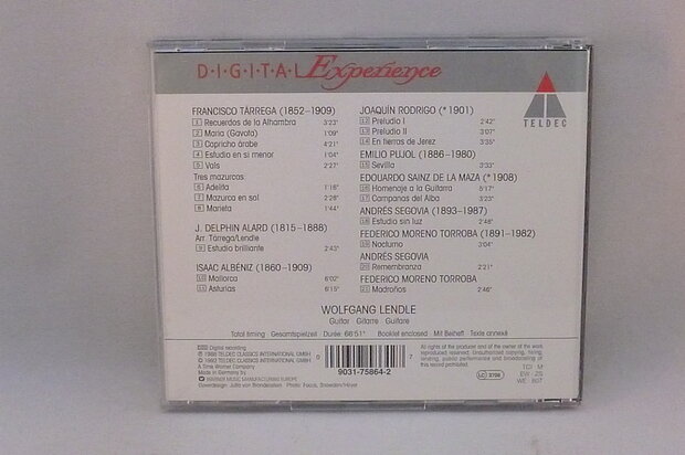 Spanish Guitar Music - Wolfgang Lendle