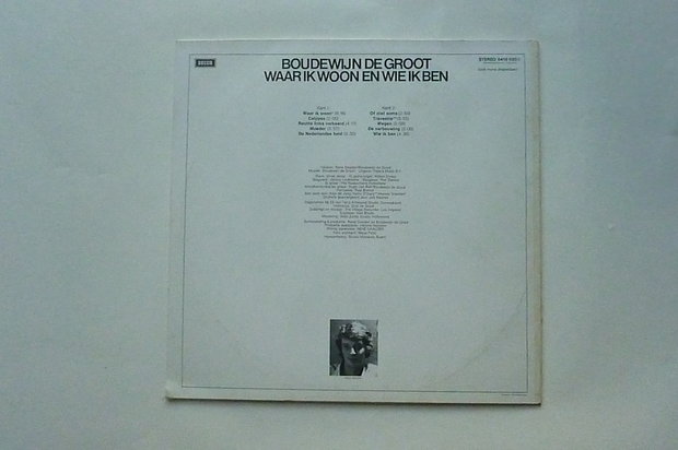 Boudewijn de Groot - Waar ik woon en wie ik ben (LP)