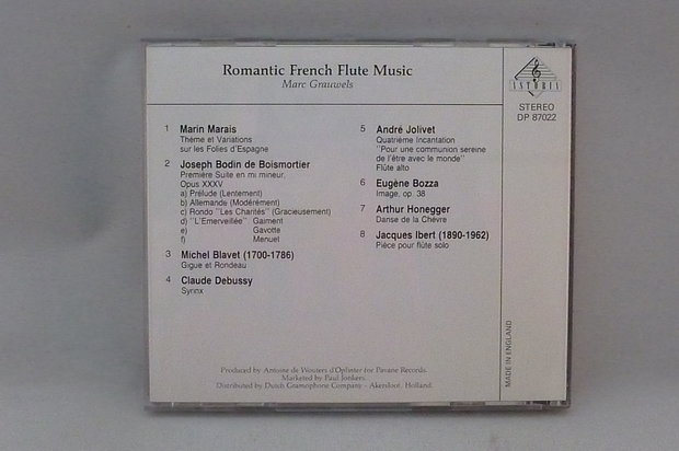 Romantic French Flute Music - Marc Grauwels