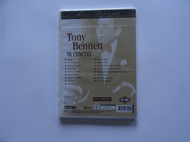 Tonny Bennett - For once in my life (DVD)Nieuw