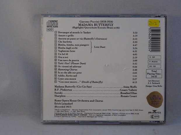 Pucini - Madama Butterfly / Erich Leinsdorf