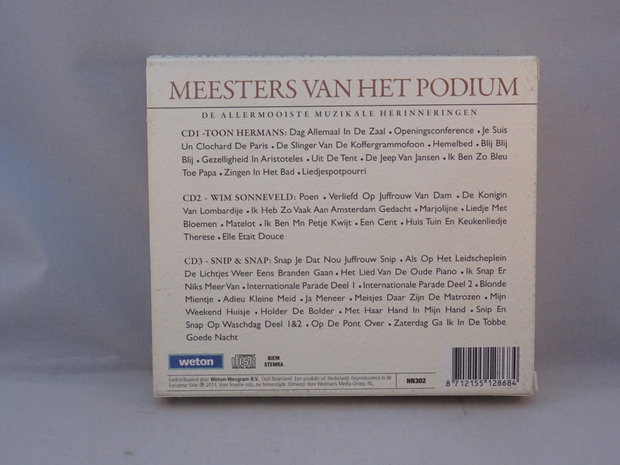 Meesters van het Podium (3 CD)
