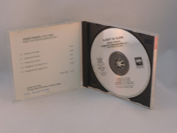 Franck - Complete Organ Works vol.1 / Albert de Klerk