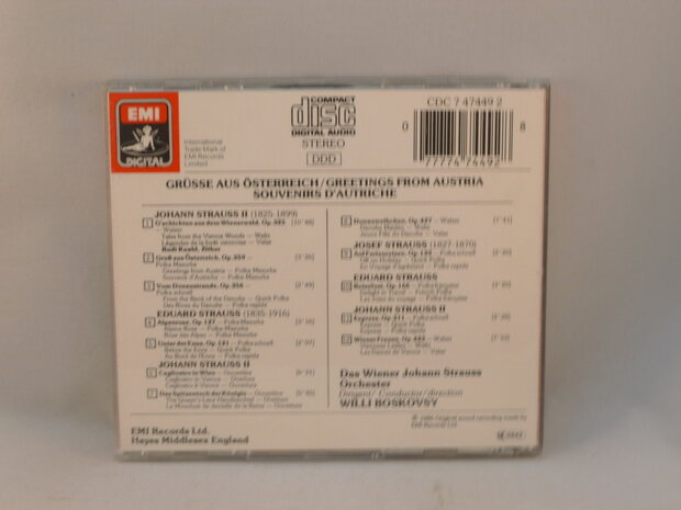 Straus - Greetings from austria / Boskovsy
