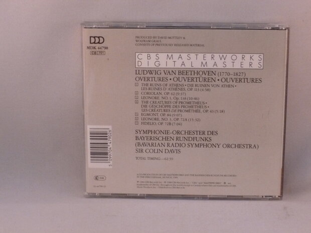 Beethoven - Ouvertures / Sir Colin Davis