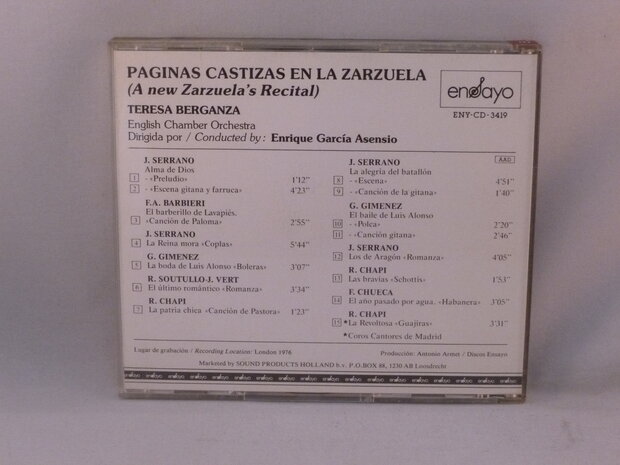 Teresa Berganza - Paginas castizas en la zarzuela