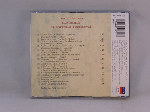 Joan Sutherland - Tribute to Jenny Lind