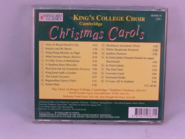 King's College Choir Cambridge  - Christmas Carols