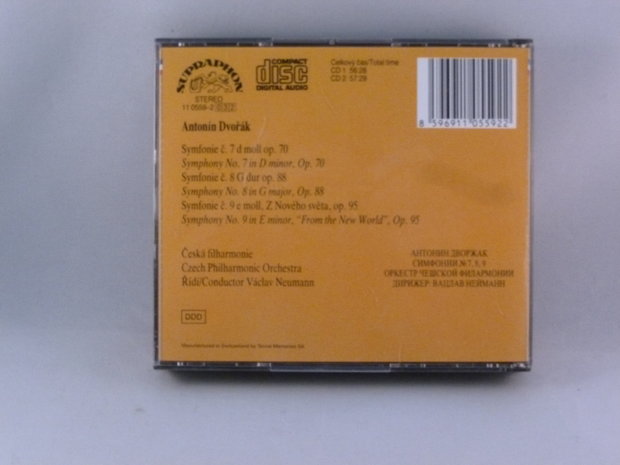 Dvorak - Symphonies nos. 7, 8, 9 / Vaclav Neumann (2 CD)