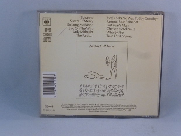 Leonard Cohen - Greatest Hits (england)