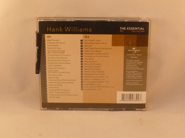 Hank Williams - The Essential Collection (2 CD)nieuw