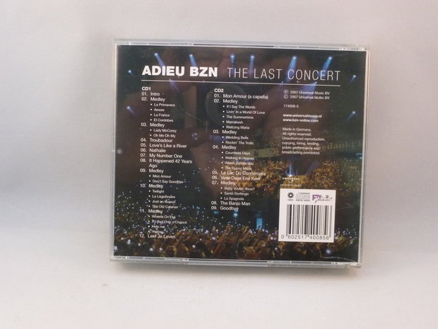 BZN - Adieu BZN / The Last Concert  (2 CD)