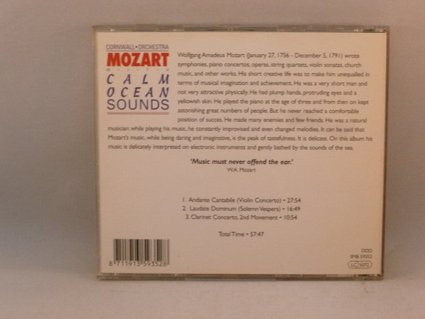Cornwall Orchestra - Mozart with Calm Ocean Sounds