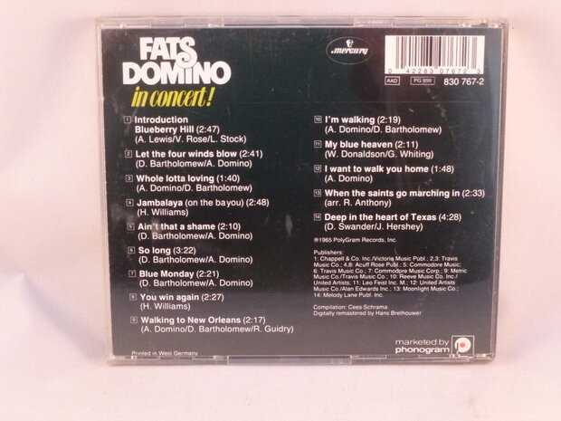 Fats Domino - In Concert