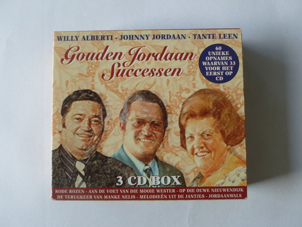 Gouden Jordaan Successen - Willy Alberti, Johnny Jordaan, Tante Leen (3 CD)