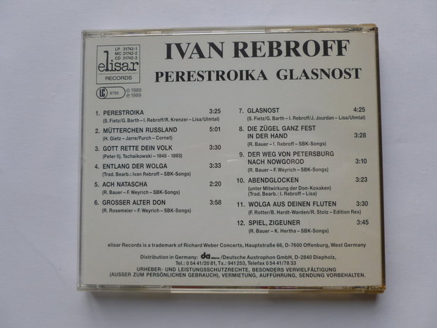 Ivan Rebroff - Perestroika / Glasnost