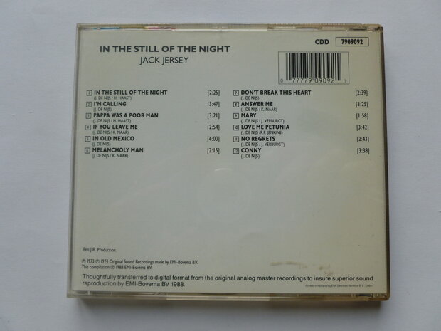 Jack Jersey - In the still of the night