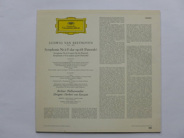 Beethoven - Pastorale / Herbert von Karajan (LP)