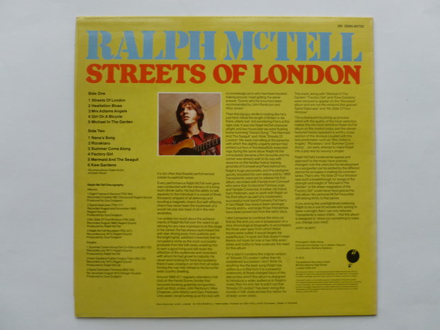 Ralph McTell - Streets of London (LP)