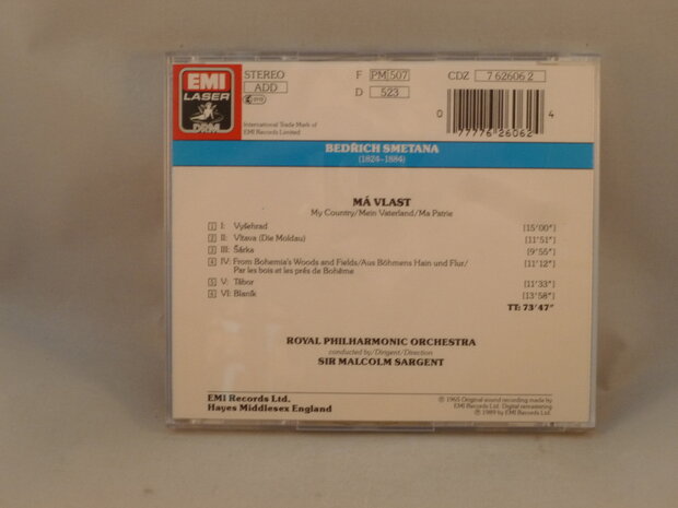 Smetana - Ma Vlast / Sir Malcolm Sargent