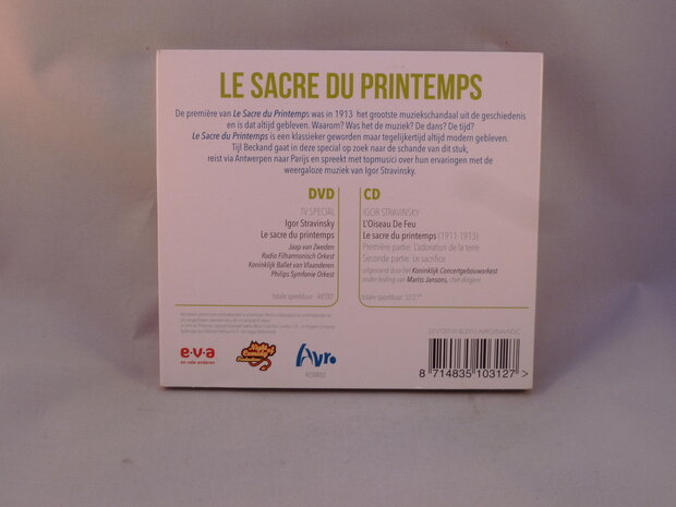 Stravinsky - Le sacre du printemps / jaap van Zweden (CD+ DVD)