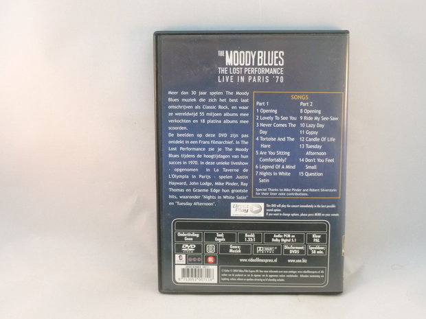 The Moody Blues - The lost performance (DVD)