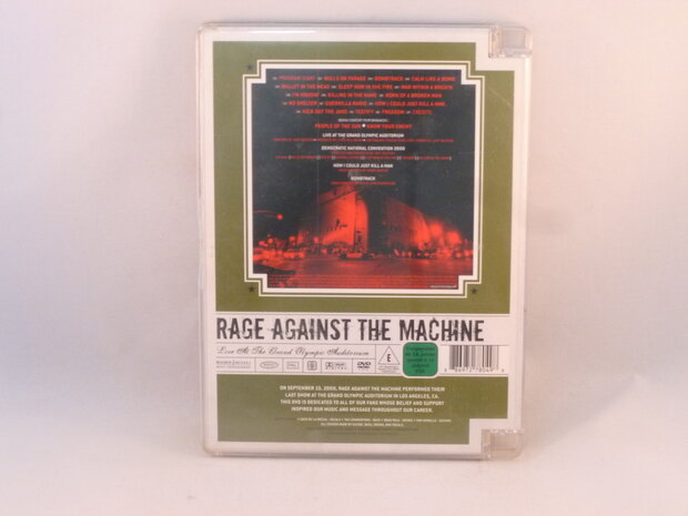 Rage against the machine - Live at the grand Olympic Auditorium(DVD